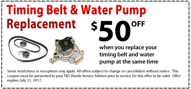 Timing Belt & Water Pump Replacement Timing Belt & Water Pump Replacement