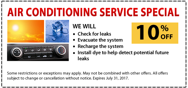 Air Conditioning Service Special Air Conditioning Service Special