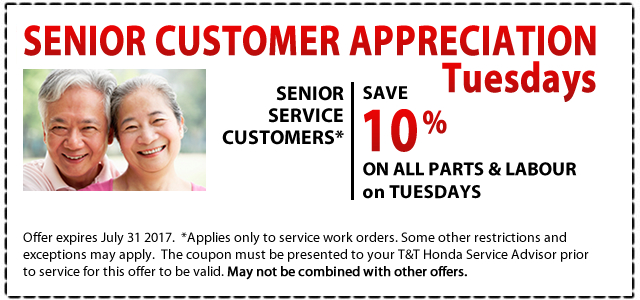 Senior Customer Appreciation Tuesdays Senior Customer Appreciation Tuesdays