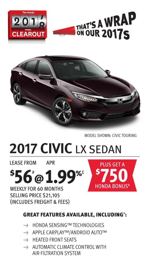 2017 CIVIC LX SEDAN 2017 CIVIC LX SEDAN