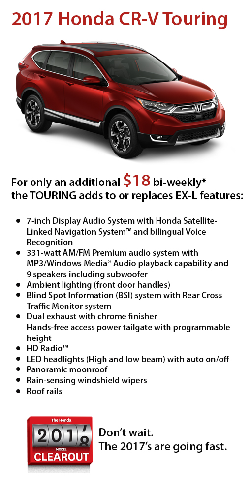 2017 Honda CR-V Touring 2017 Honda CR-V Touring