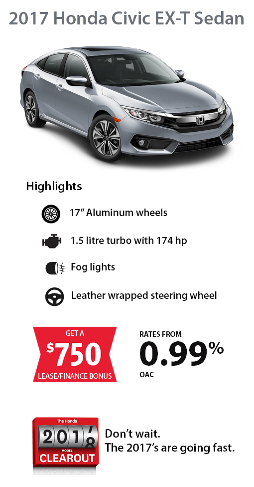 2017 Honda Civic EX-T Sedan 2017 Honda Civic EX-T Sedan