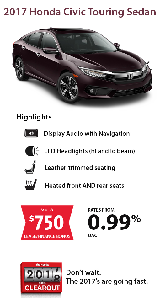 2017 Honda Civic Touring Sedan 2017 Honda Civic Touring Sedan