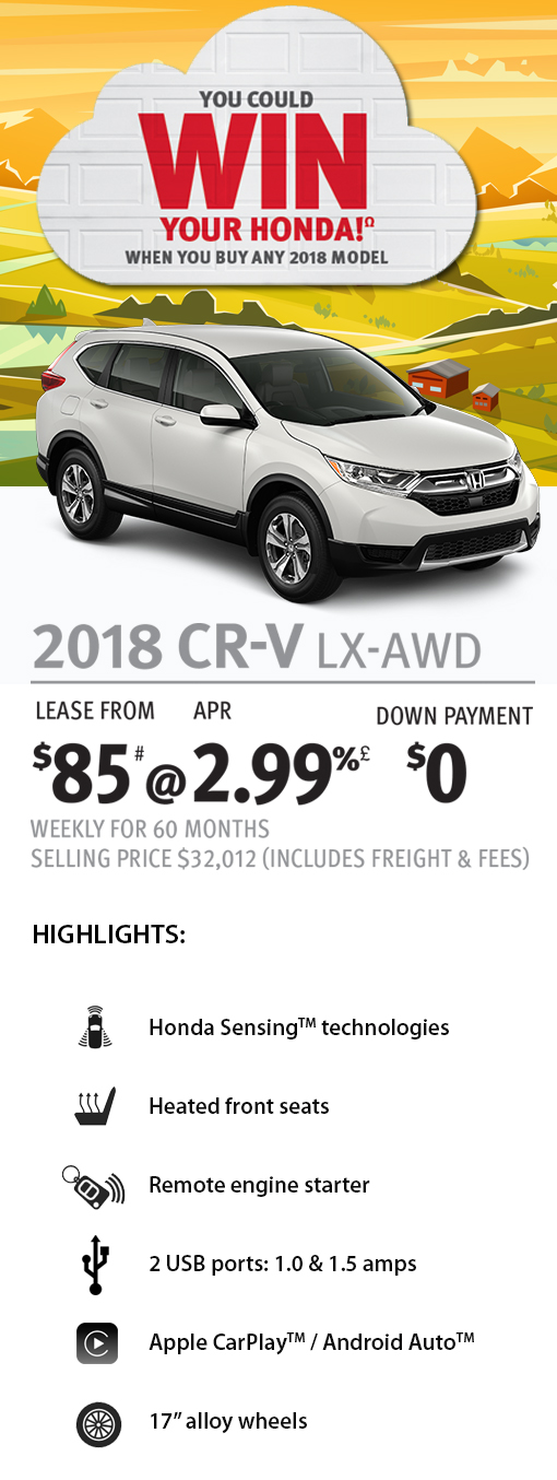 2018 Honda CR-V 2018 Honda CR-V